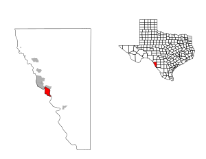 Maverick County RositaSouth.svg