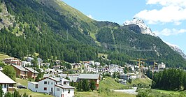 Zicht op Pontresina