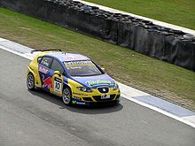 Photo d'une Seat Leon S2000 en course.