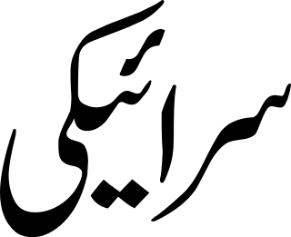 <span class="mw-page-title-main">Saraiki language</span> Indo-Aryan language spoken in Pakistan