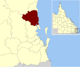 Localização de Sunshine Coast em Queensland