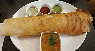 <span class="mw-page-title-main">Indian bread</span> Wide variety of flatbreads and crêpes which are an integral part of Indian cuisine