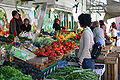 Le marché d'Ajaccio.