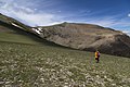 Hiker on Spot Mountain