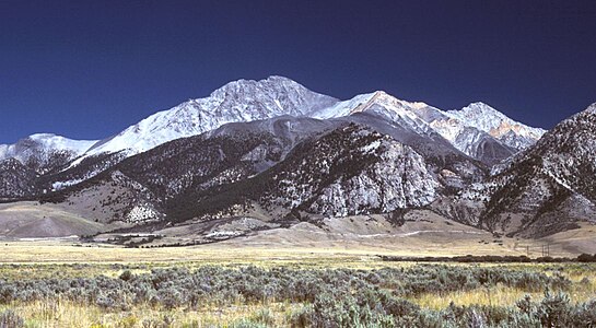 83. Borah Peak is the highest summit of the Lost River Range and Idaho.