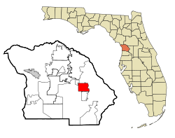 Location in Citrus County and the state of Florida