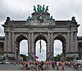 * Nomination Cyclonudista (World Naked Bike Ride Brussels) 2018, gathering in front of Arcade du Cinquantenaire NSFWTAG --Trougnouf 12:22, 18 June 2018 (UTC) * Promotion  Support Good quality. --Poco a poco 20:00, 18 June 2018 (UTC)