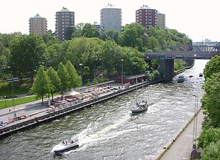 Danvikskanalen i Stockholm.