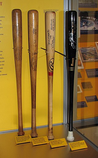 <span class="mw-page-title-main">Baseball bat</span> Club used for baseball, or as a weapon