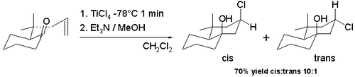 Scheme 7. Halo-Prins reaction Halo-Prins reaction.png