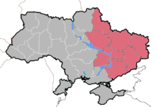 Location of the Diocese of Kharkiv-Zaporizhzhia
