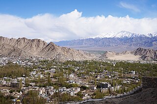 <span class="mw-page-title-main">Leh district</span> District of Ladakh, administered by India