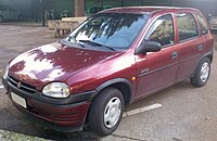 Opel Corsa five-door (1993–1997)