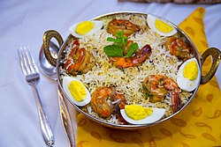 Prawn Biryani, Hyderabad.jpg