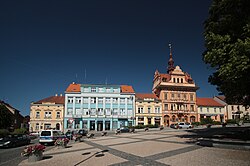 Sedlčanská radnice na náměstí T. G. Masaryka