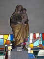 La statue de La Vierge.