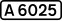 UK road A6025.svg