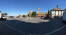 Piazza Martiri della Liberta, a shared space-roundabout in Volterra, Italy Volterrani Shared Space.jpg