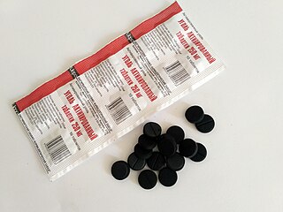 <span class="mw-page-title-main">Activated charcoal (medication)</span> Medication used to treat ingested poisonings