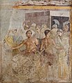 Achilles' surrender of Briseis to Agamemnon, from the House of the Tragic Poet in Pompeii, fresco, 1st century AD