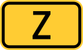 Bundesstrasse Z number.svg