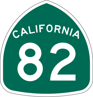 <span class="mw-page-title-main">California State Route 82</span> Highway in California