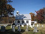 Central United Methodist Church and Cemetery along Northwestern Pike (U.S. Route 50) at Loom