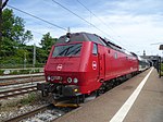 A ME class diesel-electric locomotive at Østerport station