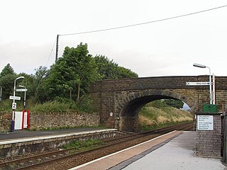 <span class="mw-page-title-main">Dove Holes railway station</span> Railway station in Derbyshire, England