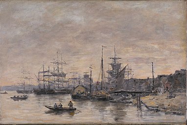 Bordeaux, le port, 1874 Baltimore, Walters Art Museum.