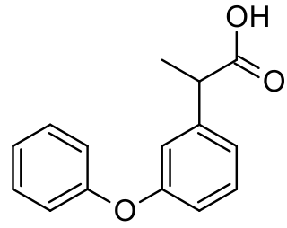 <span class="mw-page-title-main">Fenoprofen</span> NSAID analgesic and anti-inflammatory drug