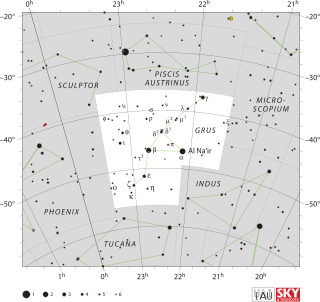 <span class="mw-page-title-main">Grus (constellation)</span> Constellation in the southern celestial hemisphere