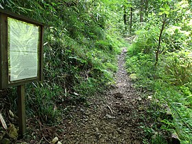 京大坂道不動坂の旧道