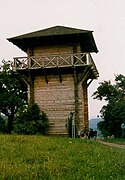 Reconstrucción de una torre de vigilancia del limes romano en Lorsch