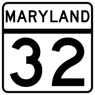 <span class="mw-page-title-main">Maryland Route 32</span> State highway in Maryland, US