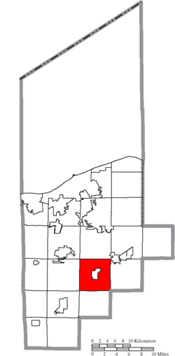 Location of LaGrange Township in Lorain County
