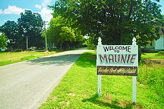 <span class="mw-page-title-main">Maunie, Illinois</span> Village in Illinois, United States