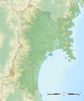 Map showing the location of Matsushima Prefectural Natural Park