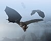 A life restoration of Palaeochiropteryx