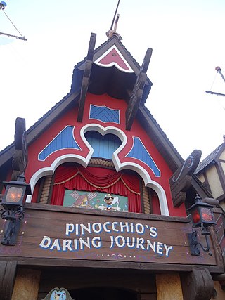 <span class="mw-page-title-main">Pinocchio's Daring Journey</span> Dark ride at Disney theme parks