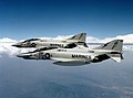 Two RF-4B of VMFP-3 over MCAS El Toro