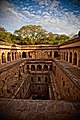 Rajon Ki Baoli, a stepwell built by Daulat Khan during the reign of Sikandar Lodi in 1516.