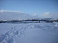 在奥克汉普顿附近所下的深厚积雪