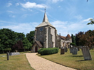 Mickleham, Surrey Village in Surrey, England