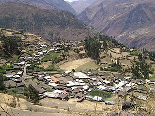 <span class="mw-page-title-main">Cusca District</span> District in Ancash, Peru