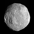 Image 66Asteroid 4 Vesta, imaged by the Dawn spacecraft (2011) (from Space exploration)