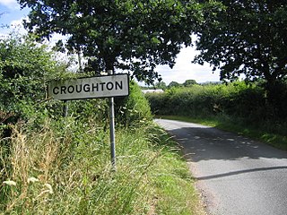 Croughton, Cheshire Human settlement in England