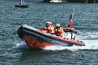 <span class="mw-page-title-main">Rigid inflatable boat</span> Boat with rigid hull and inflatable tubes