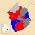 2010 results map