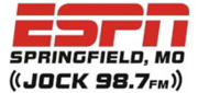 Logo as an ESPN affiliate KWTO JOCK98.7ESPN logo.png